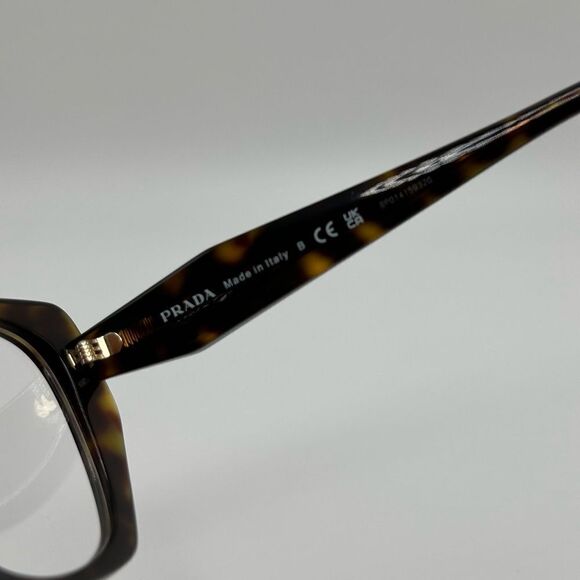 PRADA Eyeglasses PR18WV 2AU101 Tortoise Demo Lens Women NEW - Picture 8 of 12